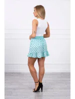 Mätová bodkovaná sukňa