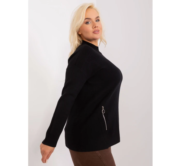 Sweter PM SW model 18949292 czarny - FPrice Sweter PM SW model 18949292 czarny - FPrice