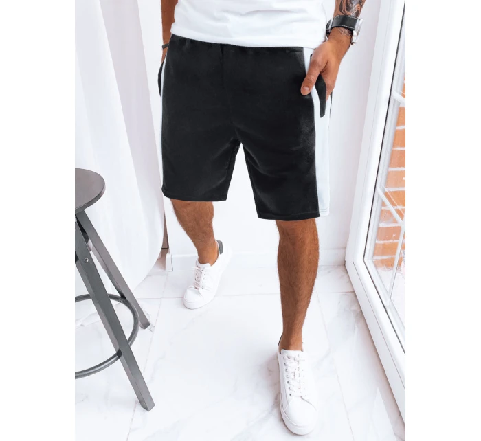 Pánské černé teplákové šortky Dstreet model 21968958 - FashionStreet