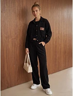 Komplet damski kurtka i spodnie czarny model 22371791 - FashionStreet