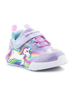 Skechers S-Lights Girls Unicorn Chaser Jr 302298N-LVMT