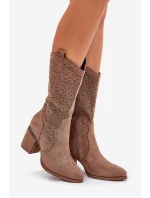 Kozačky Do   Hnědé model 21686947 - S.Barski