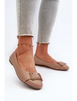 Dámske baleríny 9988-69 nude - Sladká obuv
