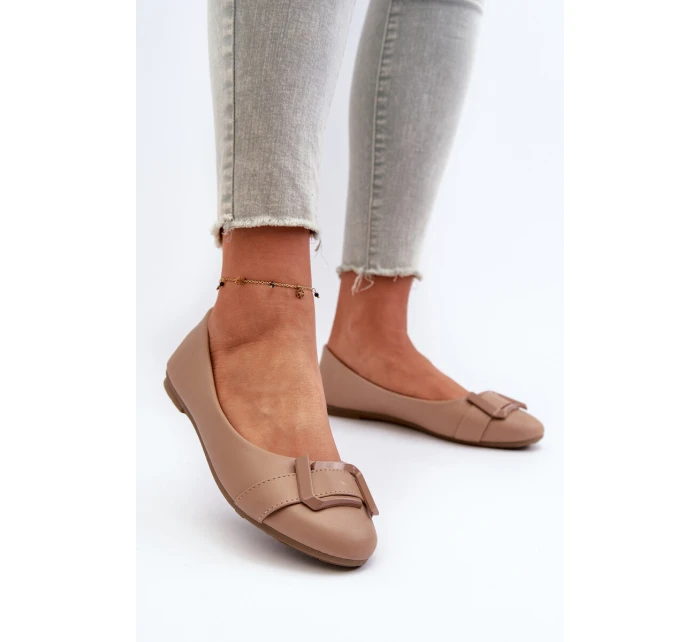 Dámske baleríny 9988-69 nude - Sladká obuv
