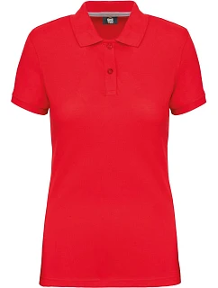 275 Dámské pracovní piqué polo z těžké bavlny model 22424040 red - WK