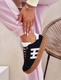 Dámské tenisky na platformě černé model 21689131 - EVENTO