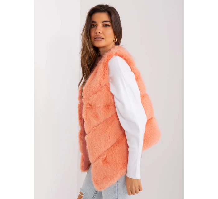 Kamizelka AT KZ model 19005969 brzoskwiniowy - FPrice Kamizelka AT KZ model 19005969 brzoskwiniowy - FPrice