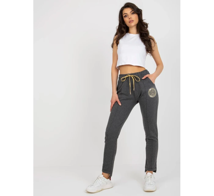 Tepláky RV DR 6742.57 tmavo šedá