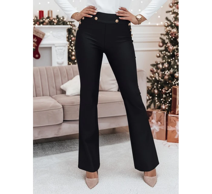 Dámské kalhoty černé Dstreet model 21982117 - FashionStreet Dámské kalhoty černé Dstreet model 21982117 - FashionStreet