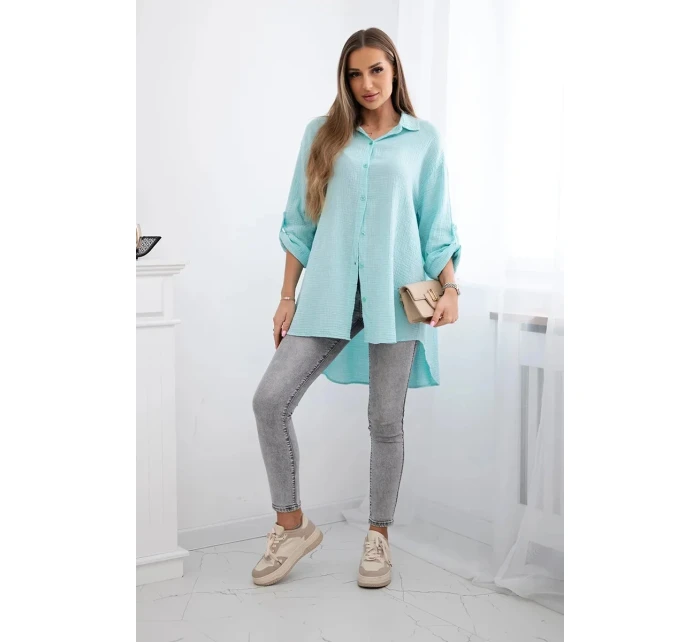 Bavlněná mušelínová košile mincovna