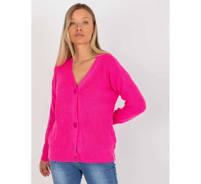 Dámsky sveter LC SW 0321 fluo ružový Dámsky sveter LC SW 0321 fluo ružový