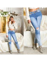 Sexy džíny s vysokým pasem model 21178084 - Koucla Sexy džíny s vysokým pasem model 21178084 - Koucla