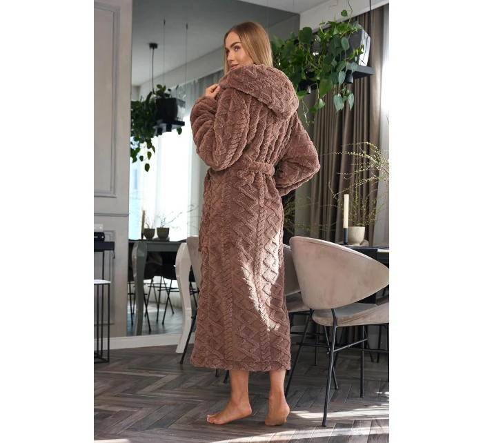 Dlouhý dámský župan 2402 model 20504586 S2XL - L&L
