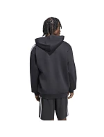 Pánská mikina Essentials 3Stripes Fleece FullZip Hoodie, černá, model 22369277 - ADIDAS