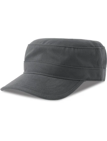 Atlantis Headwear Tank-S Vojenská čiapka s kšiltom 33.0287 tmavošedá Atlantis Headwear Tank-S Vojenská čiapka s kšiltom 33.0287 tmavošedá