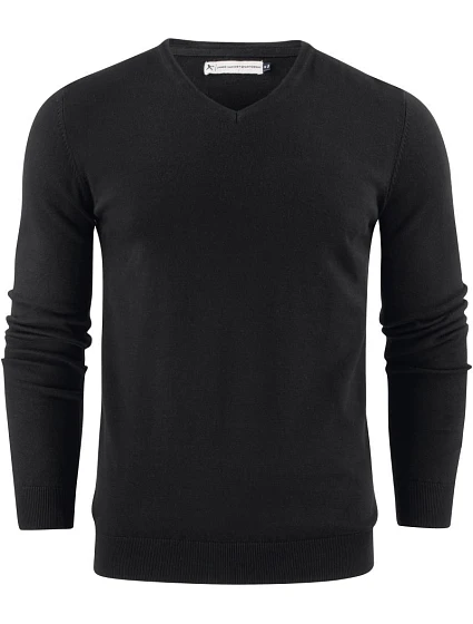 James Harvest Ashland V-Neck Pánsky sveter s výstrihom do V 62.2507 čierny James Harvest Ashland V-Neck Pánsky sveter s výstrihom do V 62.2507 čierny