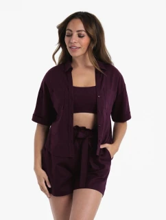 Nohavičky Style Nevis 8657 burgundy - RosaFaia