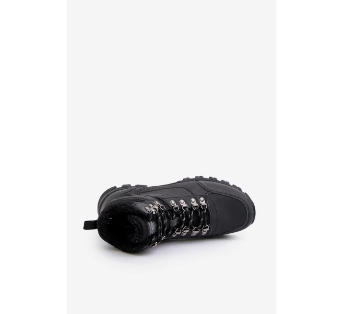 Ocieplane Buty Trekkingowe Męskie Czarne Loreinae