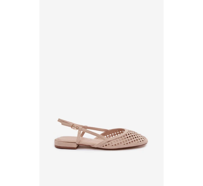 baleríny béžové Eko semiš model 21937754 - Boto