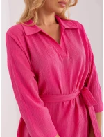 LK SK 509342 šaty.33P tmavo ružová