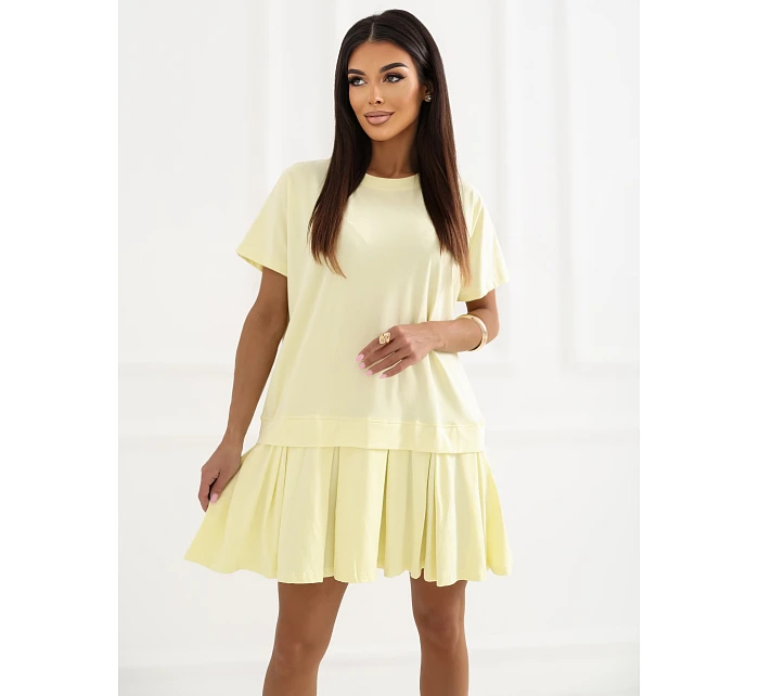 RV SK šaty A1229.10P svetložltá