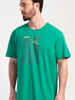 Pánska nočná košeľa s krátkym rukávom Outdoor