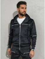 Pánska čierna tepláková súprava Dstreet AX0812