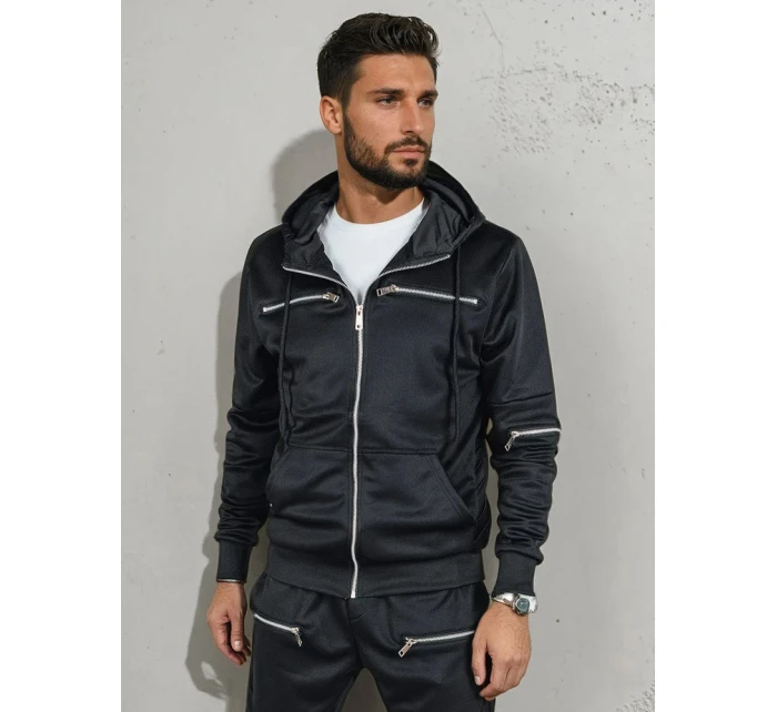 Pánska čierna tepláková súprava Dstreet AX0812