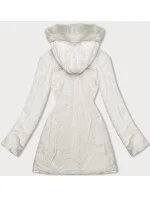 kurtka damska pikowana ecru model 21246998 - Z-DESIGN kurtka damska pikowana ecru model 21246998 - Z-DESIGN