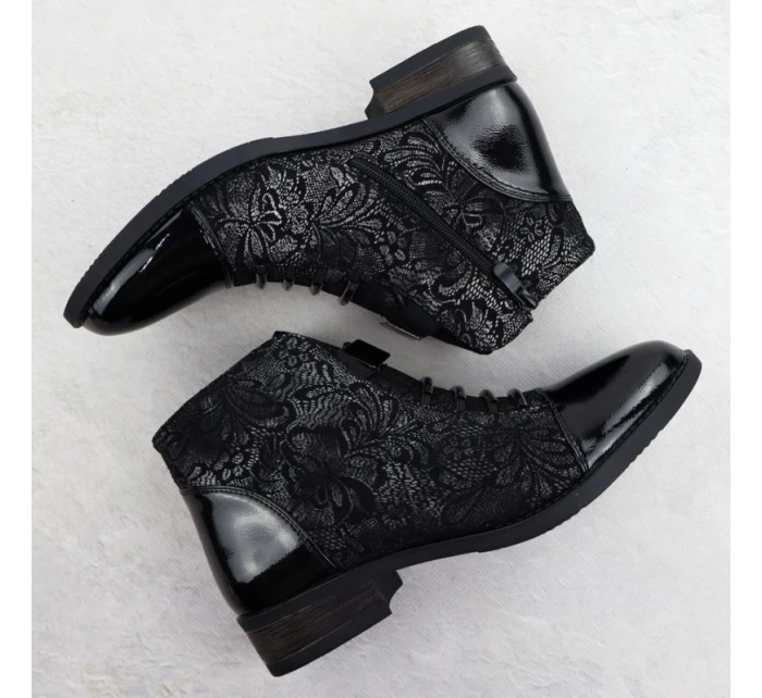 Dámské boty s černé model 22014901 - Sabatina Dámské boty s černé model 22014901 - Sabatina