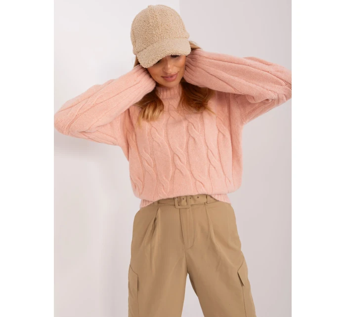 Sweter AT SW model 18955347 brzoskwiniowy - FPrice