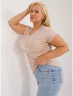 Tričko RV TS 9475.60 béžová Tričko RV TS 9475.60 béžová