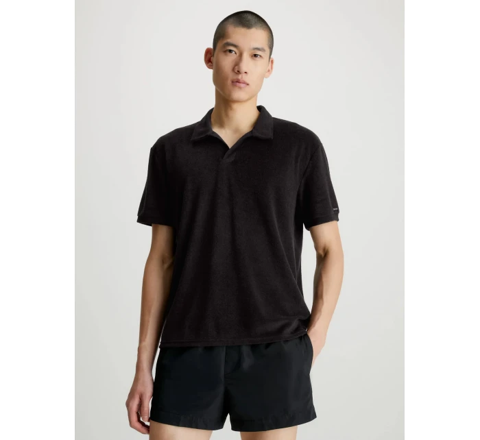 Pánská plážová polokošile model 18405296 BEH černá - Calvin Klein