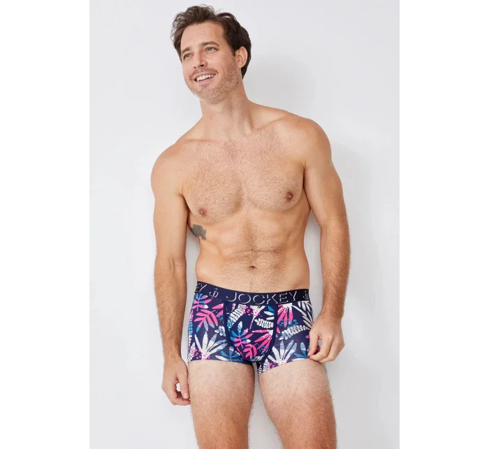 Pánske boxerky 1825241 B04 tm. modrá so vzorom - Jockey Pánske boxerky 1825241 B04 tm. modrá so vzorom - Jockey