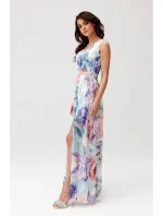 Denné šaty SUK477-195908 tyrkysové - Roco Fashion Denné šaty SUK477-195908 tyrkysové - Roco Fashion