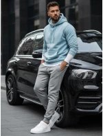 Pánská mikina s kapucí modrá Dstreet model 21963955 - FashionStreet