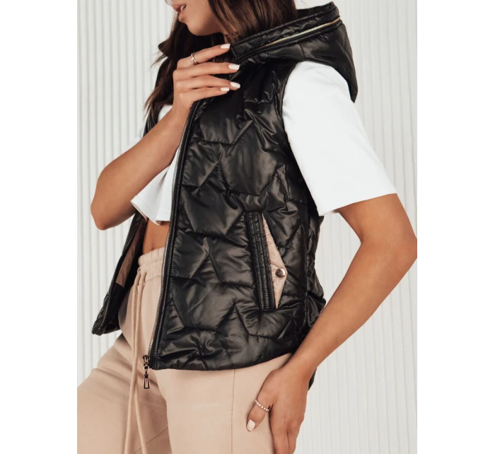 Dámska prešívaná vesta NICOLAS čierna FashionStreet TY4120