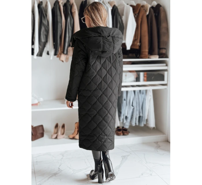 Dámská zimní bunda prošívaná černá model 21990488 - Dstreet Dámská zimní bunda prošívaná černá model 21990488 - Dstreet