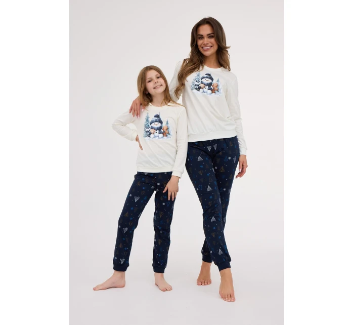 Dětské dívčí pyžamo Day Christmas 86128 model 21413669 - Cornette Dětské dívčí pyžamo Day Christmas 86128 model 21413669 - Cornette