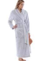 Dámsky župan LIlly extra 2120 light grey - Vestis