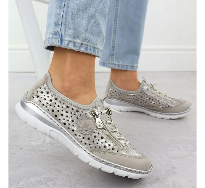 W  ažurové polobotky model 22113339 - Rieker