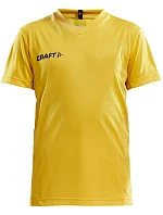 Squad Go Jersey Solid Jr Dětské sportovní tričko s výstřihem do V yellow model 22468848 - Craft Teamwear Squad Go Jersey Solid Jr Dětské sportovní tričko s výstřihem do V yellow model 22468848 - Craft Teamwear