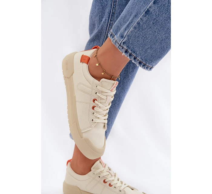 Dámské tenisky Big Star NN274445 Memory Foam System Béžové