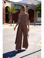 Kombinéza na jedno rameno se mocca model 20970556 - Moe Kombinéza na jedno rameno se mocca model 20970556 - Moe