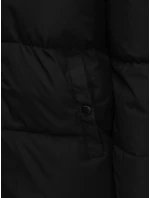 Pánska zimná bunda s kapucňou čierna FashionStreet TX5132