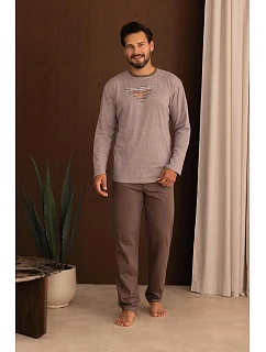Pyžamo Regina 6007 s dlhými rukávmi, veľkosti M–3XL, Z26