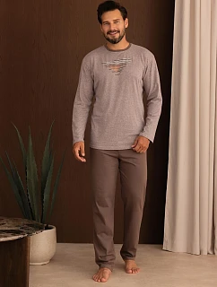 Pyžamo Regina 6007 s dlhými rukávmi, veľkosti M–3XL, Z26