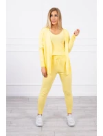 Súprava svetrov 3-dielna žltá