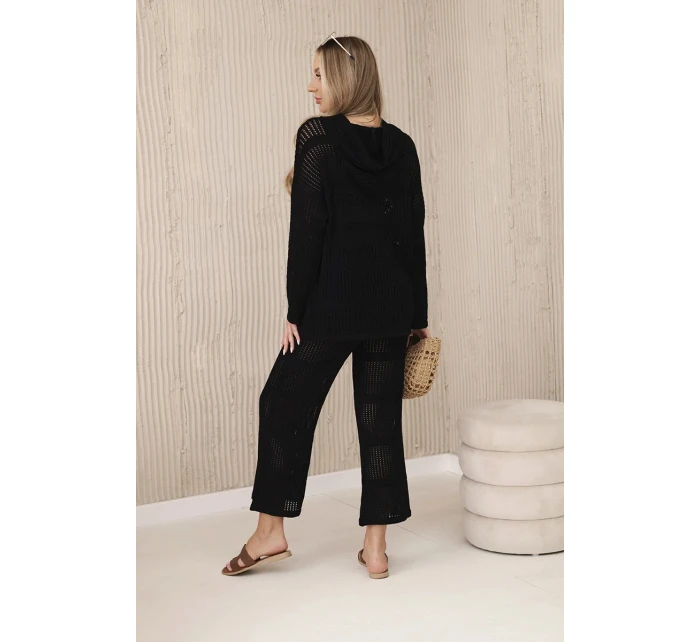 Plážový set z černý model 20247418 - K-Fashion Plážový set z černý model 20247418 - K-Fashion