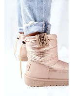 Damskie Śniegowce Big Star II274121 Beżowe Damskie Śniegowce Big Star II274121 Beżowe